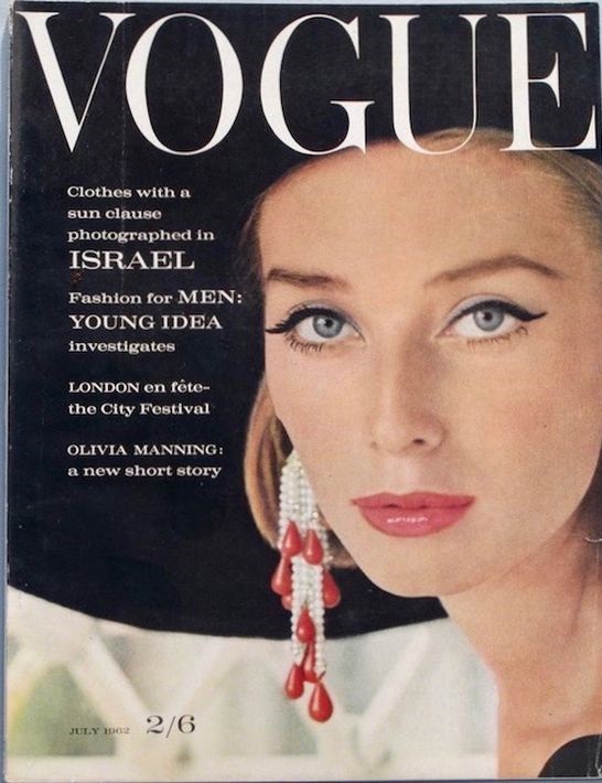 British Vogue Cover July 1962