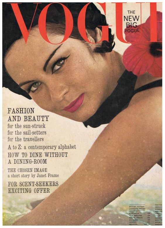 British Vogue Cover July 1963