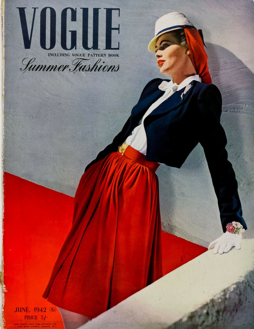 British Vogue Cover June 1942