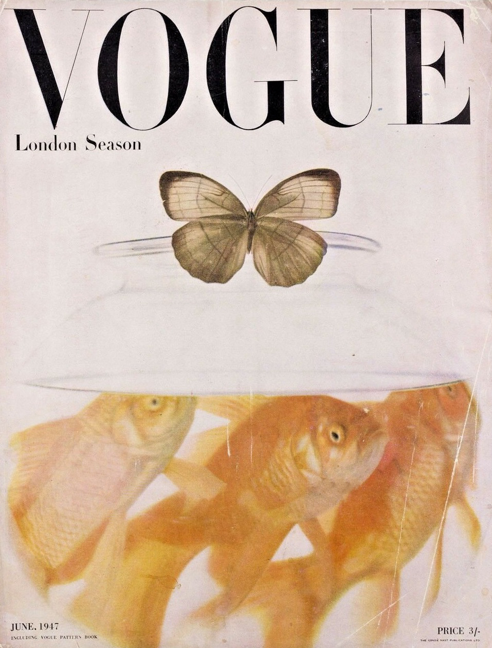 British Vogue Cover June 1947