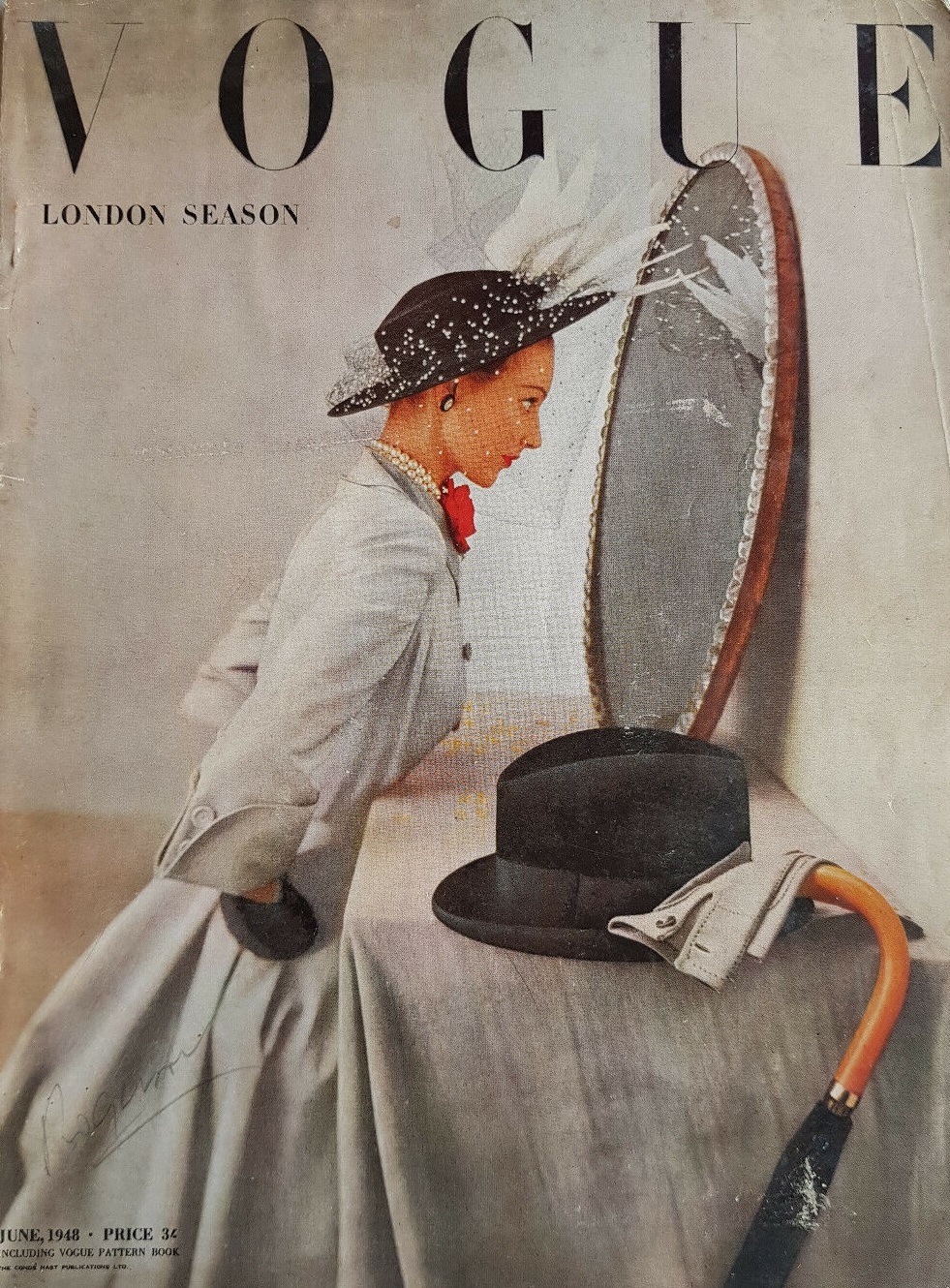 British Vogue Cover June 1948