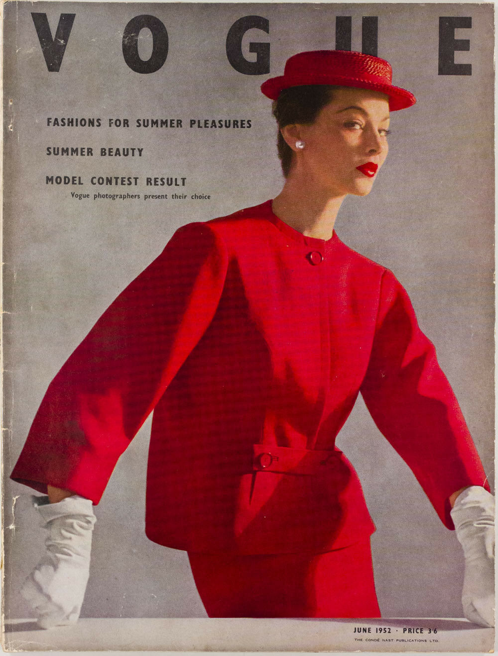 British Vogue Cover June 1952