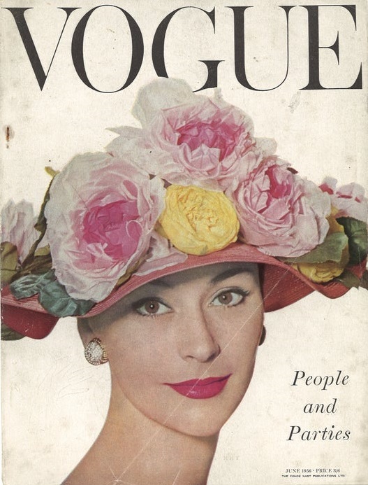 British Vogue Cover June 1956