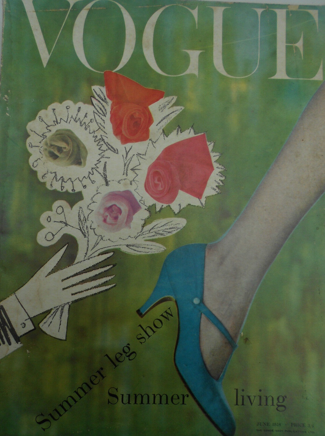 British Vogue Cover June 1958