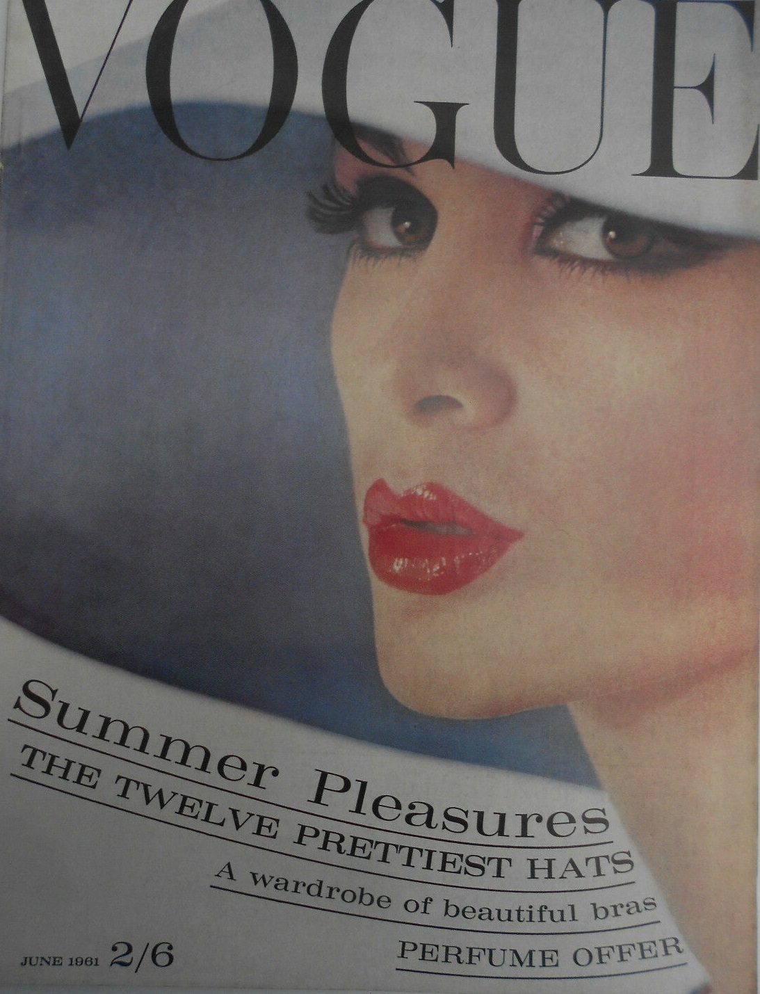 British Vogue Cover June 1961