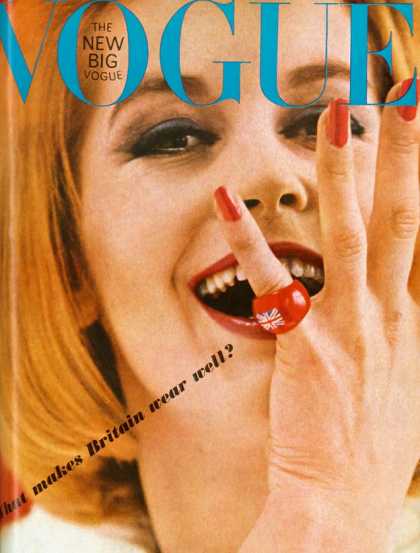 British Vogue Cover June 1963