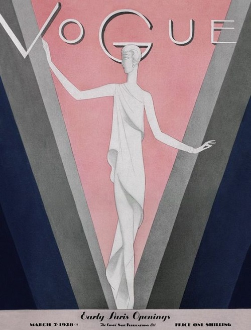 British Vogue Cover March 1928