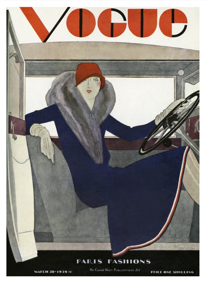 British Vogue Cover March 1929