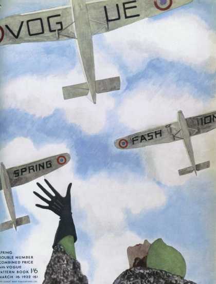 British Vogue Cover March 1932