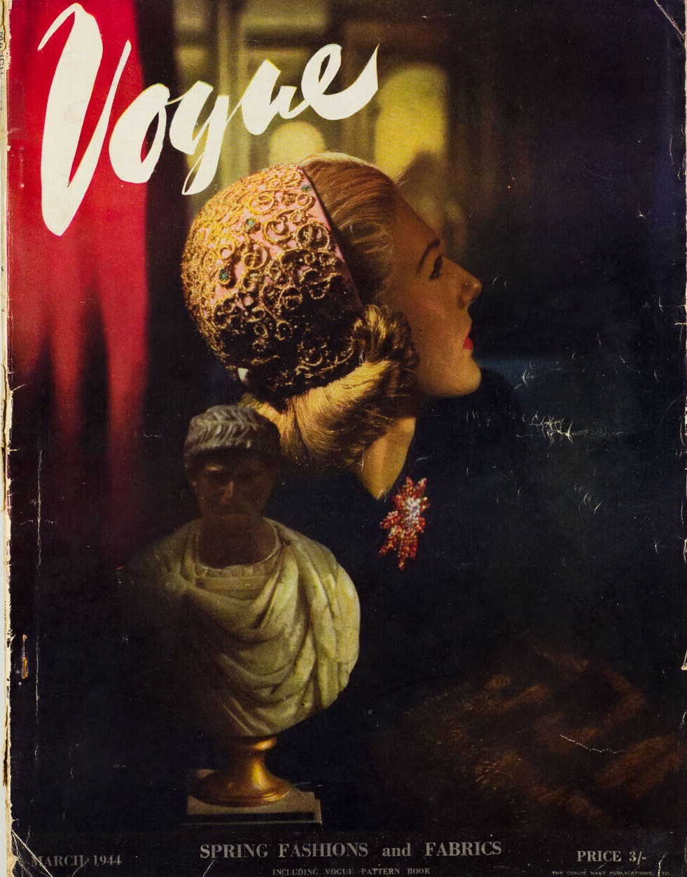 British Vogue Cover March 1944