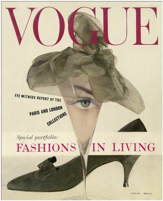 British Vogue Cover March 1958