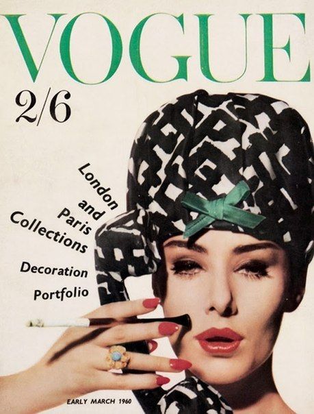 British Vogue Cover March 1960