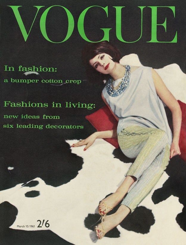 British Vogue Cover March 1961