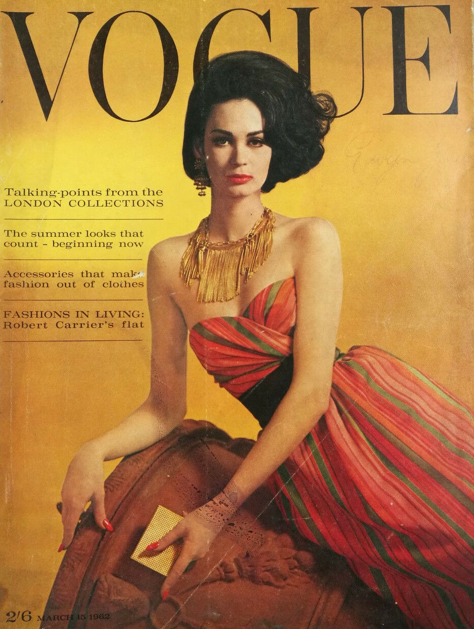 British Vogue Cover March 1962