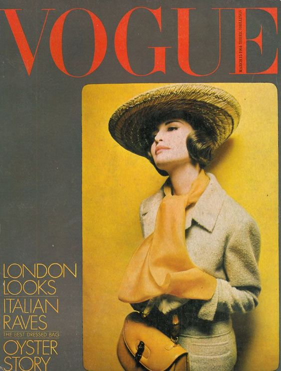 British Vogue Cover March 1964