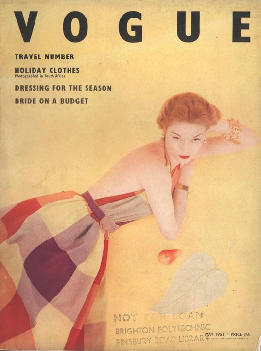 British Vogue Cover May 1951