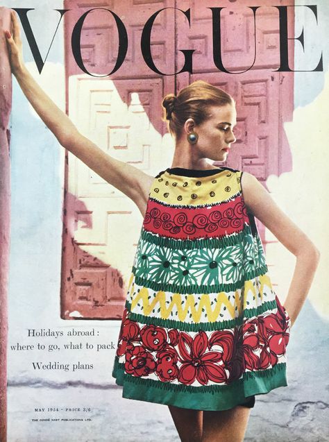 British Vogue Cover May 1954