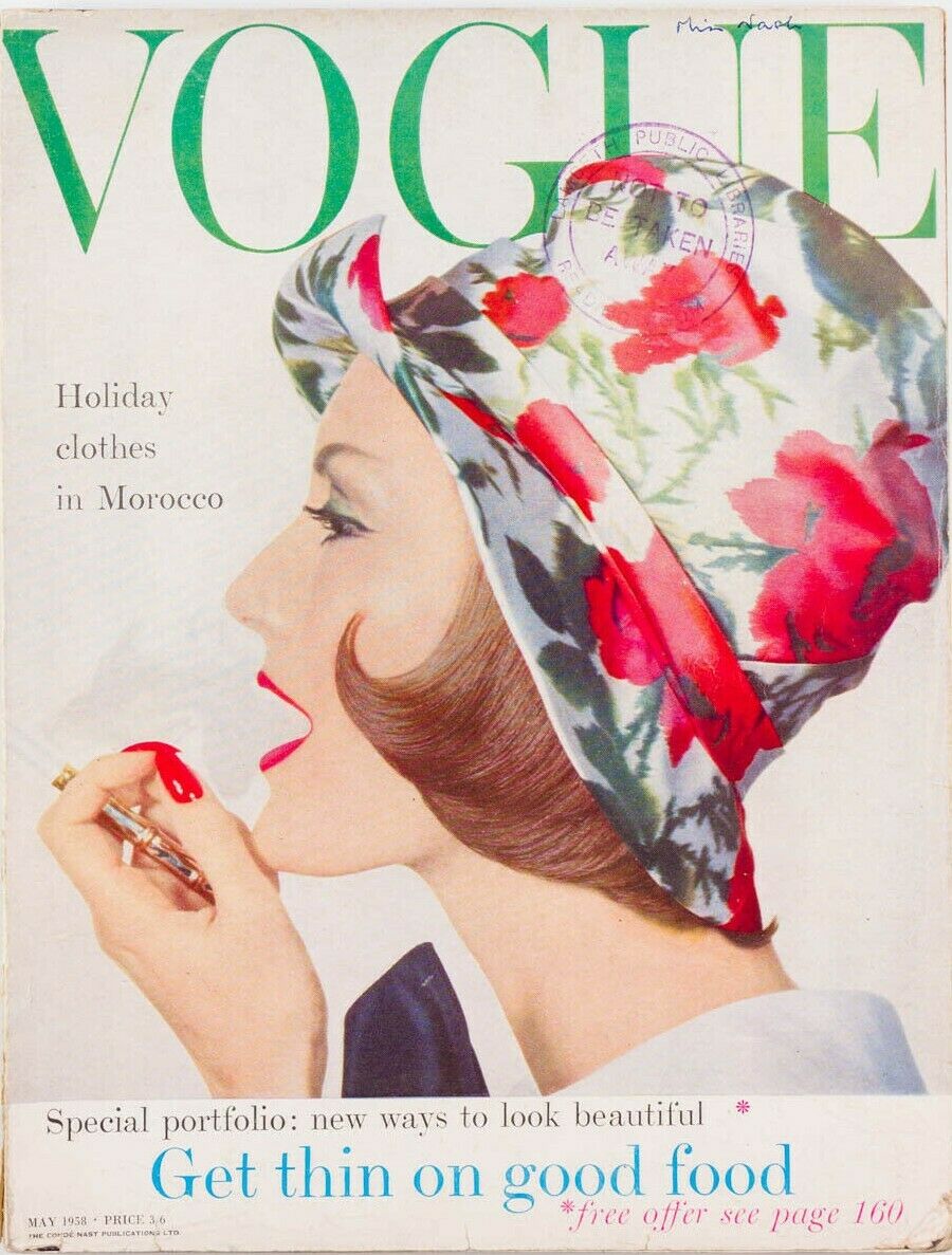 British Vogue Cover May 1958