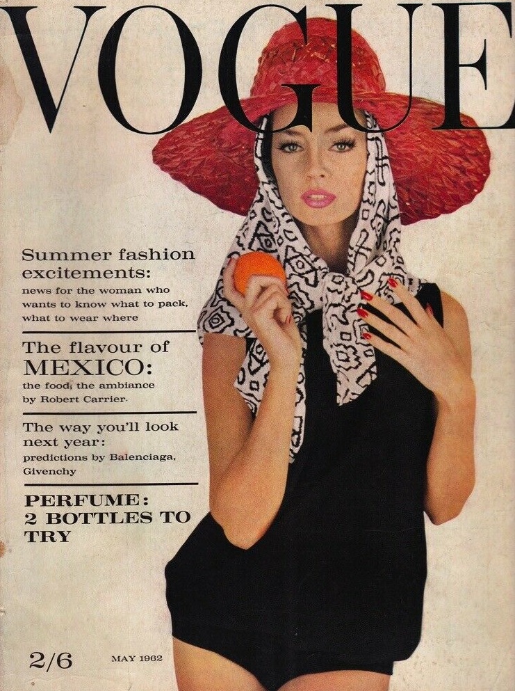 British Vogue Cover May 1962