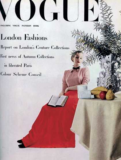 British Vogue Cover November 1944