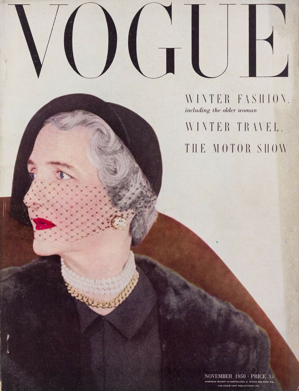 British Vogue Cover November 1950