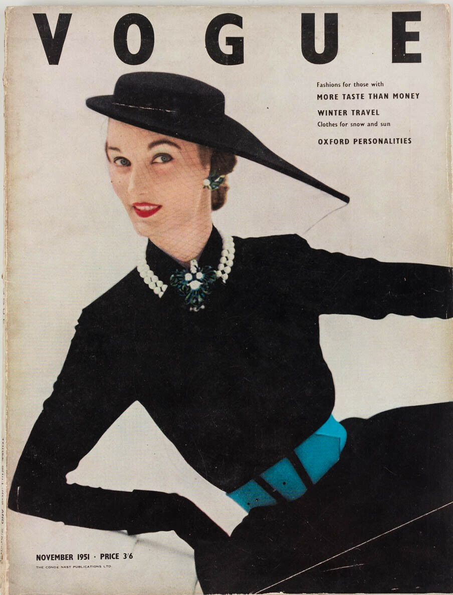 British Vogue Cover November 1951