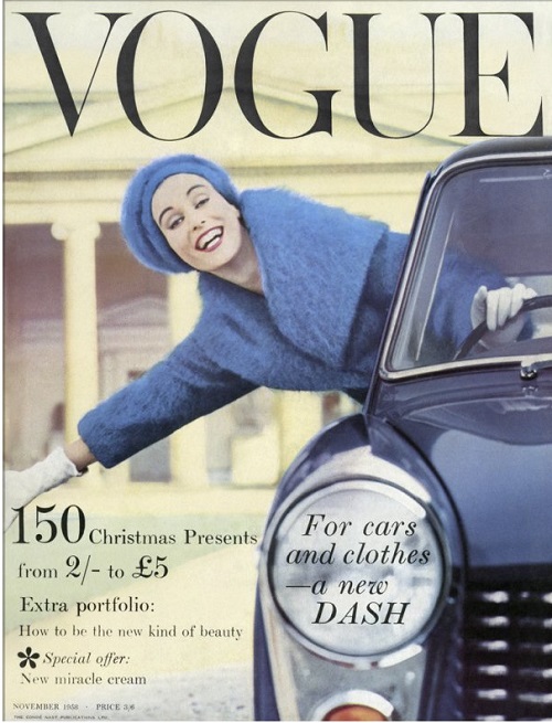 British Vogue Cover November 1958