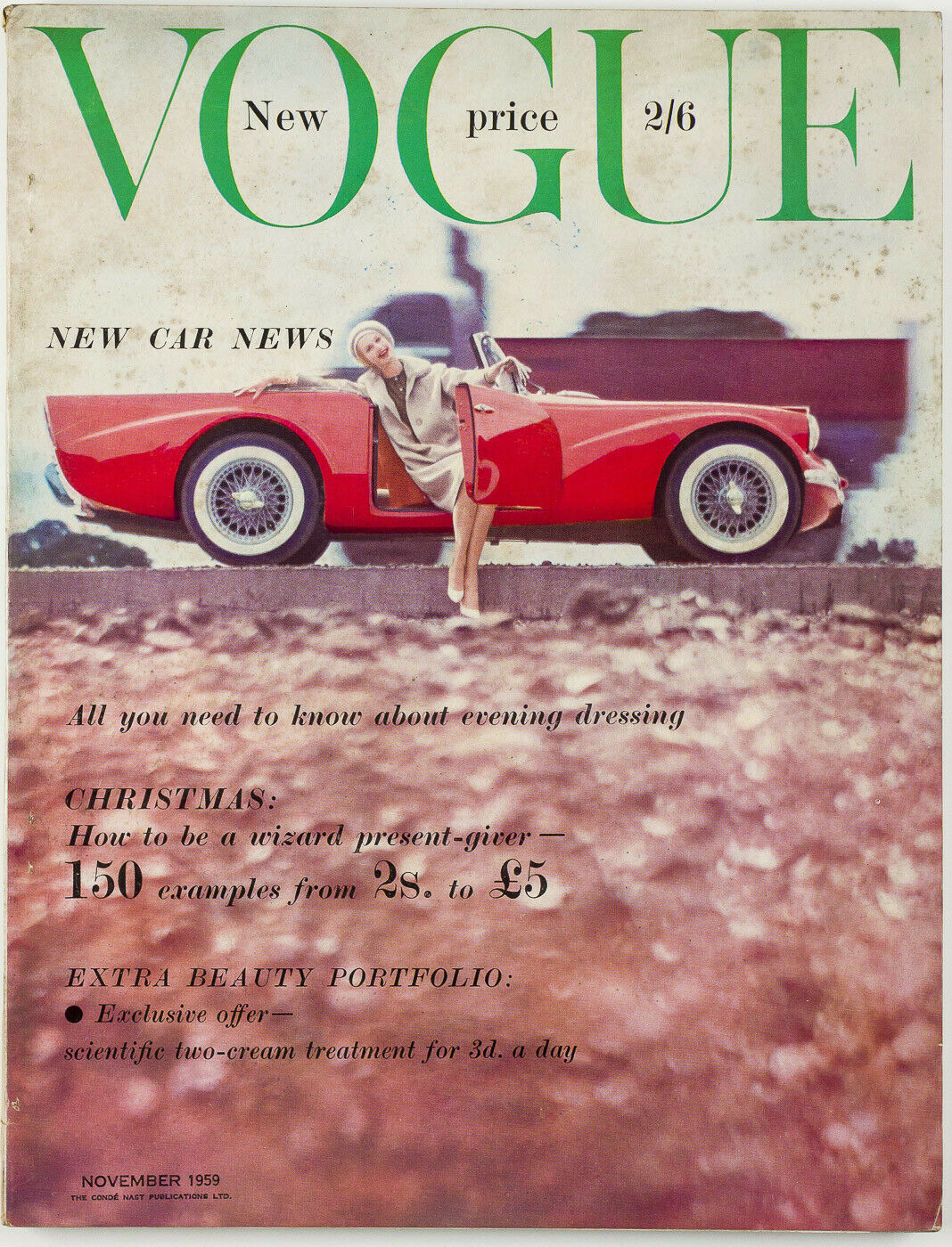 British Vogue Cover November 1959