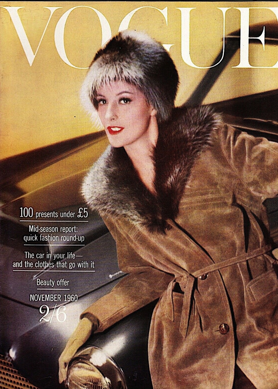 British Vogue Cover November 1960