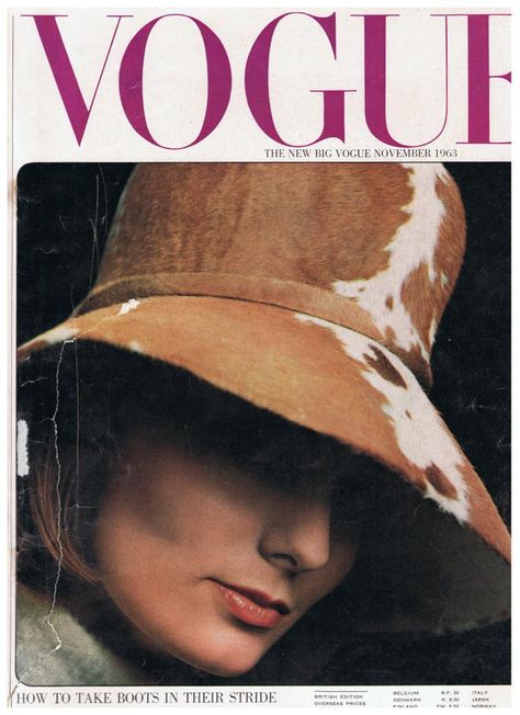 British Vogue Cover November 1963