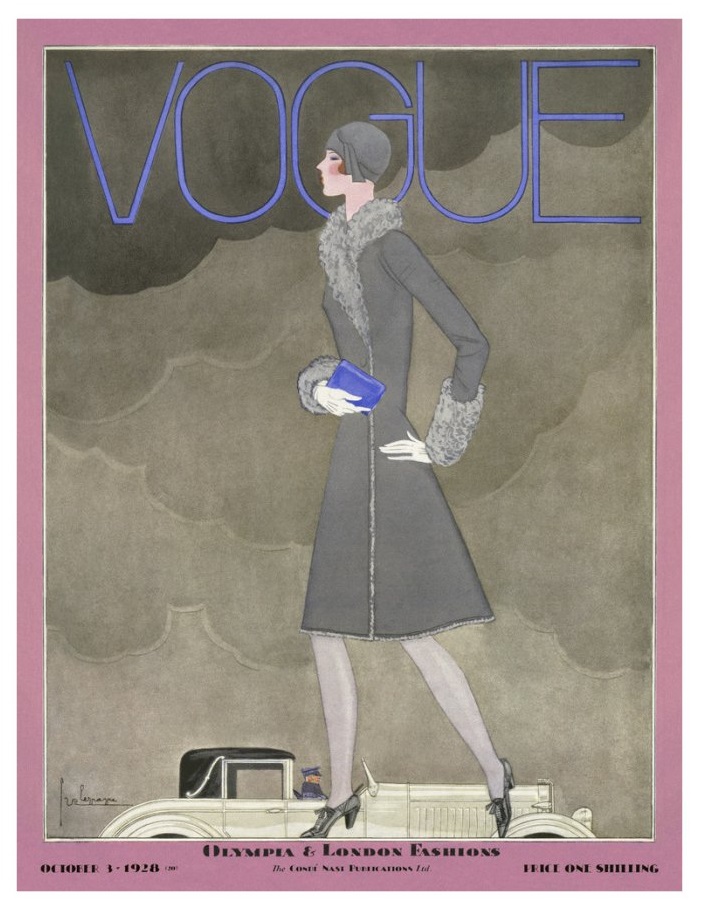 British Vogue Cover October 1928