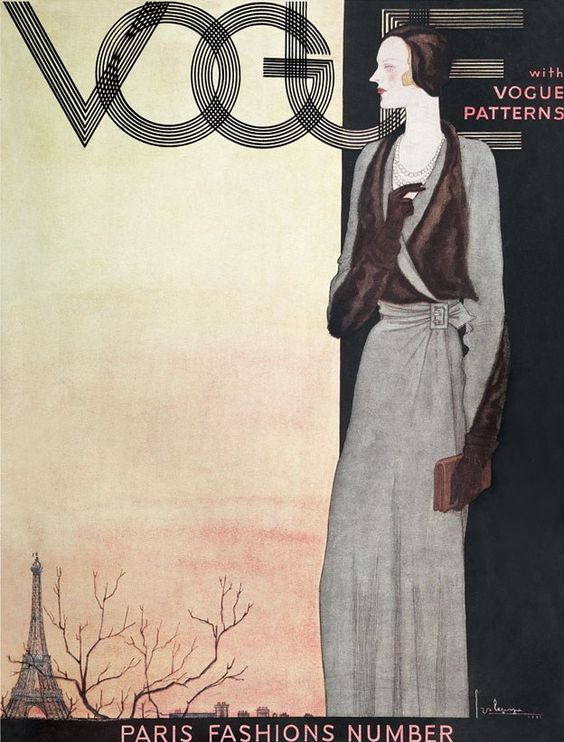 British Vogue Cover October 1930