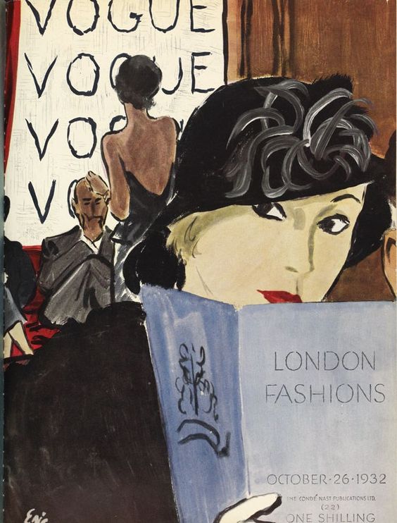 British Vogue Cover October 1932