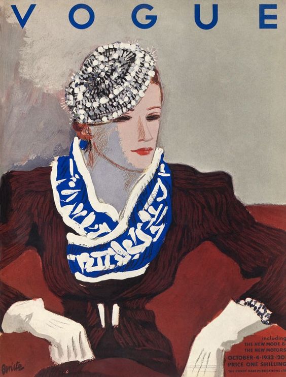 British Vogue Cover October 1933