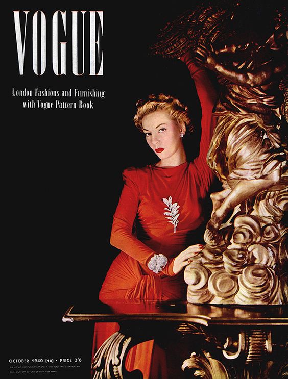 British Vogue Cover October 1940