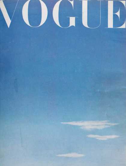 British Vogue Cover October 1945