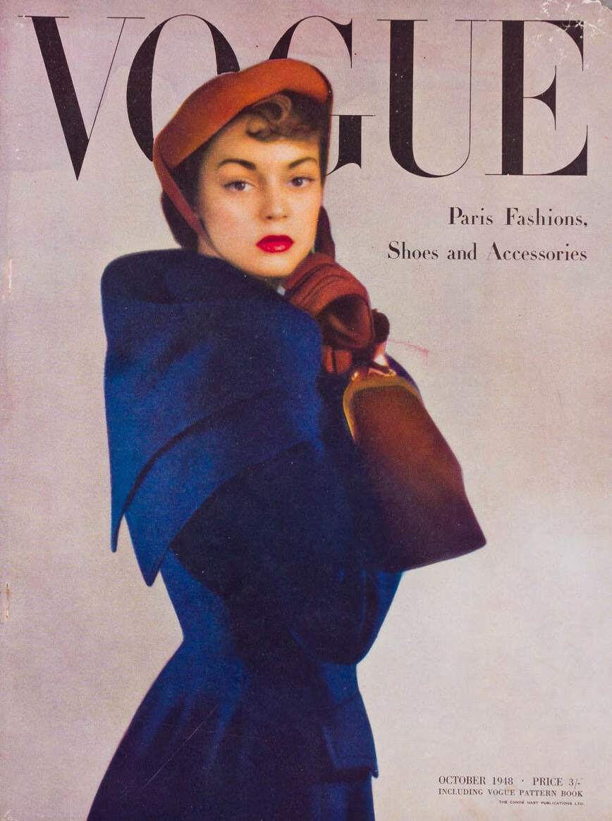 British Vogue Cover October 1948