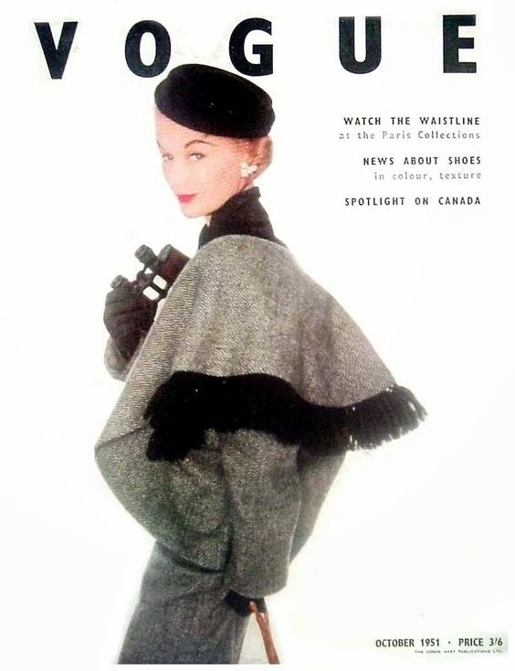 British Vogue Cover October 1951