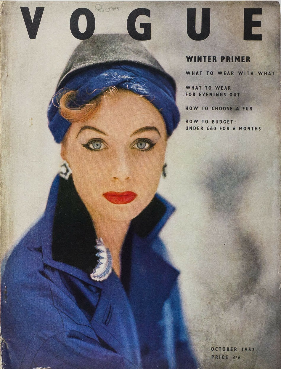 British Vogue Cover October 1952