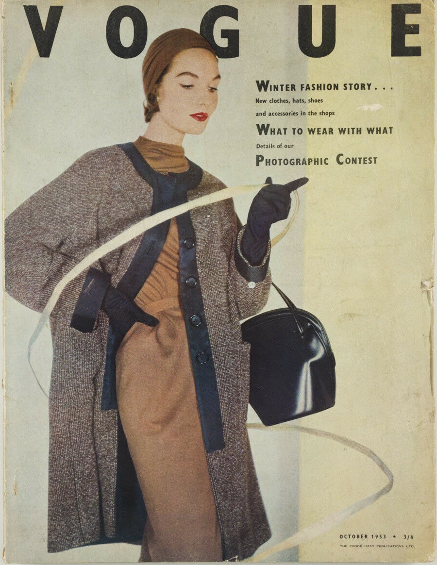 British Vogue Cover October 1953