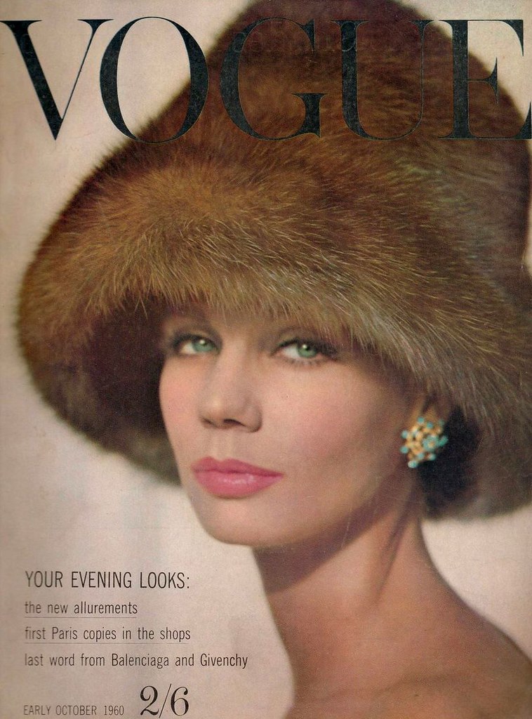 British Vogue Cover October 1960