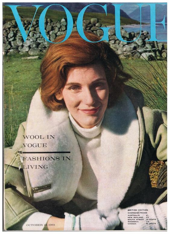 British Vogue Cover October 1961