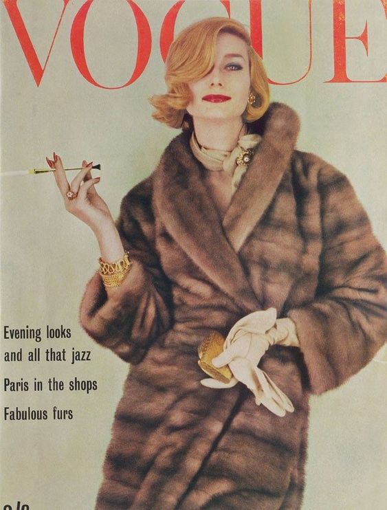 British Vogue Cover October 1961