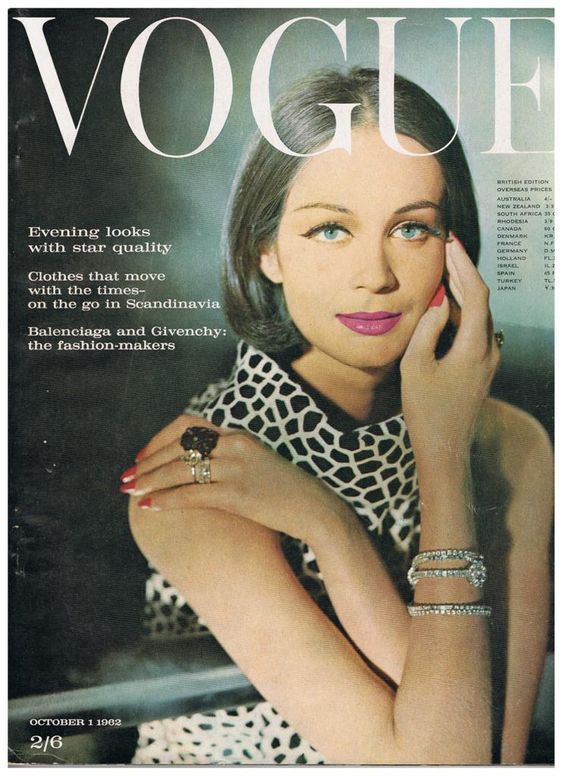 British Vogue Cover October 1962