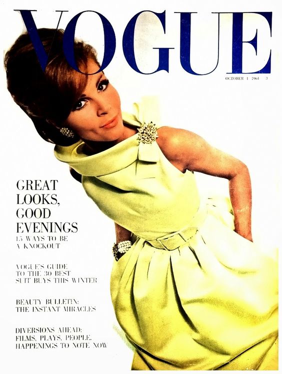 British Vogue Cover October 1964