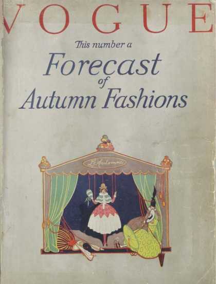 British Vogue Cover September 1916