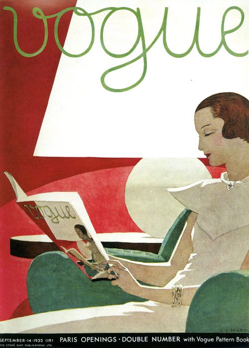 British Vogue Cover September 1932