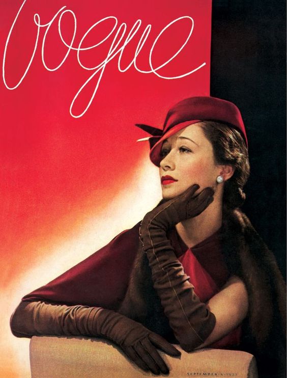 British Vogue Cover September 1933