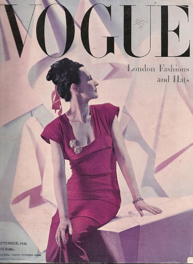 British Vogue Cover September 1946