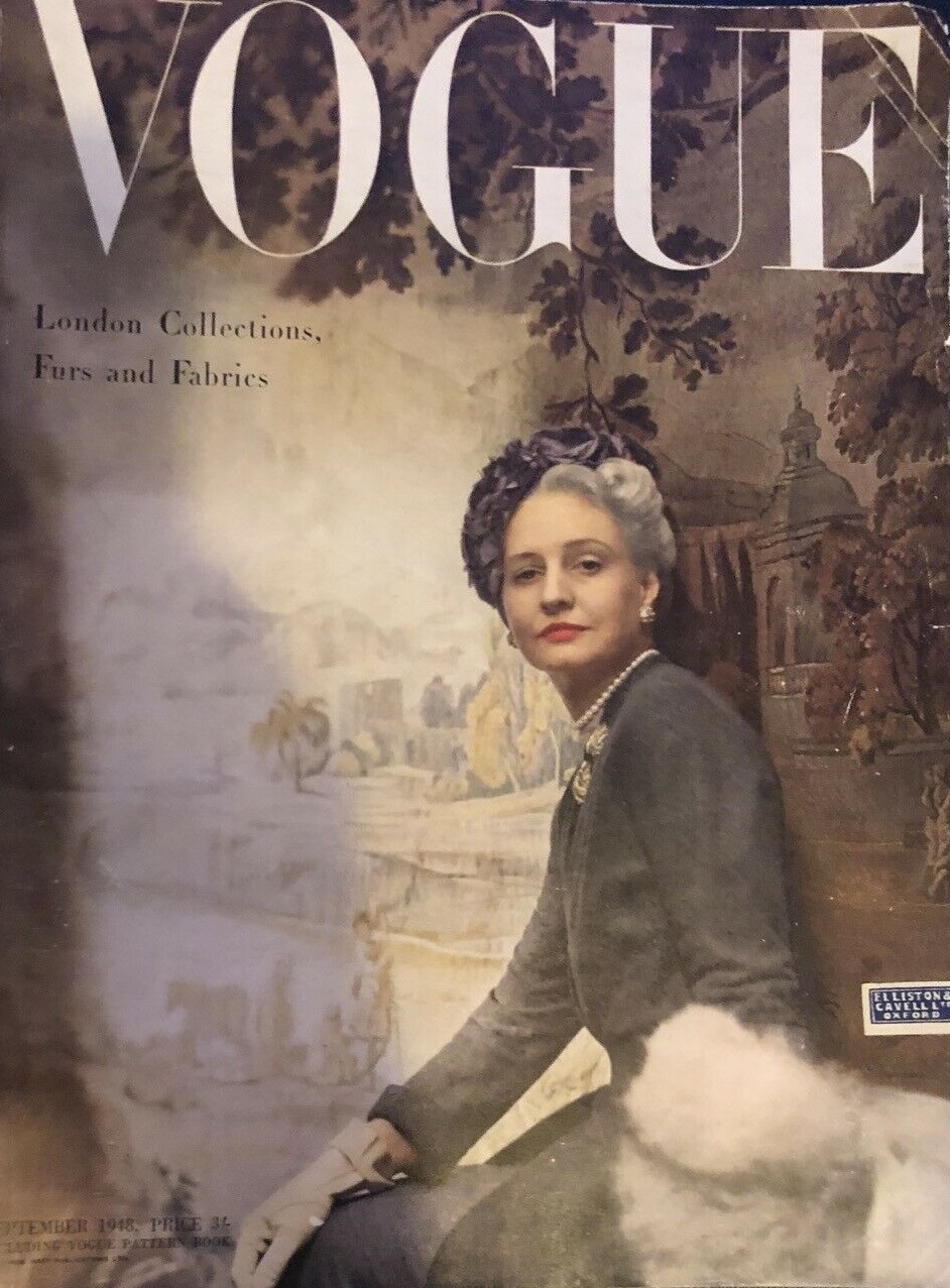 British Vogue Cover September 1948